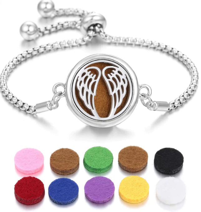 New Kaleidoscope Aromatherapy Bracelet Perfume Essential Oil Diffuser Locket Bracelet Charms Women Aroma Diffuser Jewelry