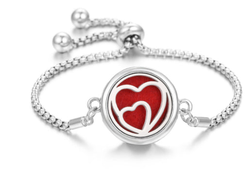 New Kaleidoscope Aromatherapy Bracelet Perfume Essential Oil Diffuser Locket Bracelet Charms Women Aroma Diffuser Jewelry