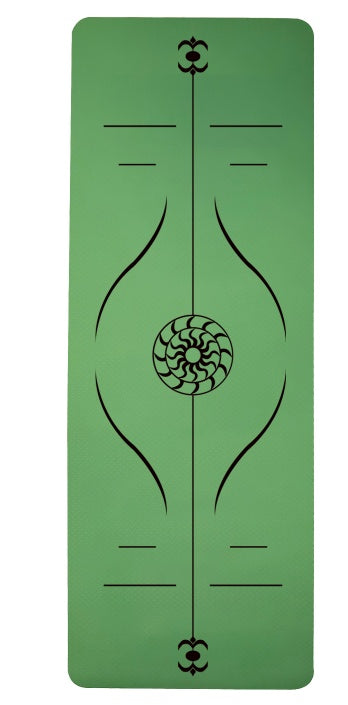 Yoga Mat Posture Line Non-slip Custom Fitness Mat For Beginners Plank Support