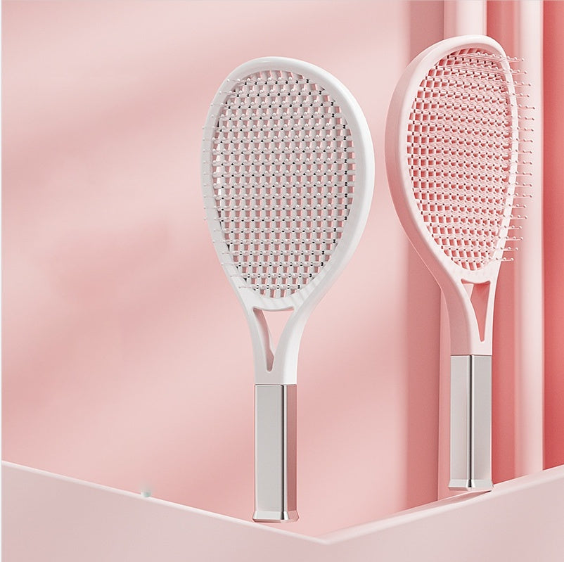 Self-Cleaning Hair Detangler Brush | Air Cushion Scalp Massage Paddle Brush for Thick, Curly & All Hair Types UK