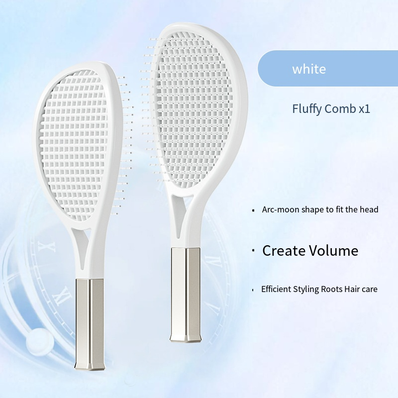 Self-Cleaning Hair Detangler Brush | Air Cushion Scalp Massage Paddle Brush for Thick, Curly & All Hair Types UK