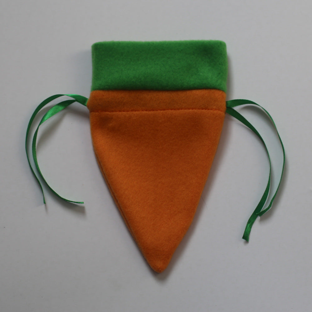 Easter Creative Carrot Gift Drawstring Bag