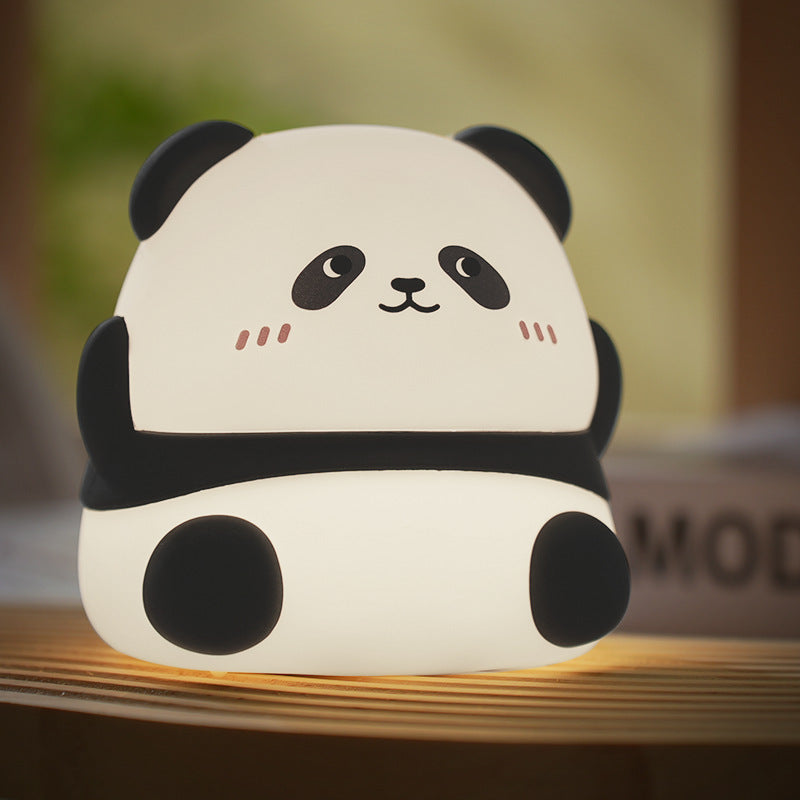 Cute Panda Night Light, Rechargeable, Eye-Care