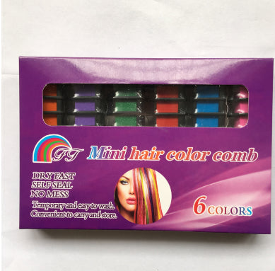 Temporary Mini Disposable Hair Color Mascara Crayon Chalk with Brush | Washable Instant Hair Dye for All Hair Types UK